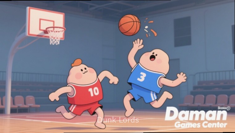 Dunk Lords character abilities guide showing special moves with Dunk Lords watermark